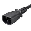 Monoprice Extension Cord - IEC 60320 C14 to IEC 60320 C13_ 16AWG_ 13A_ 3-Prong_ 6453